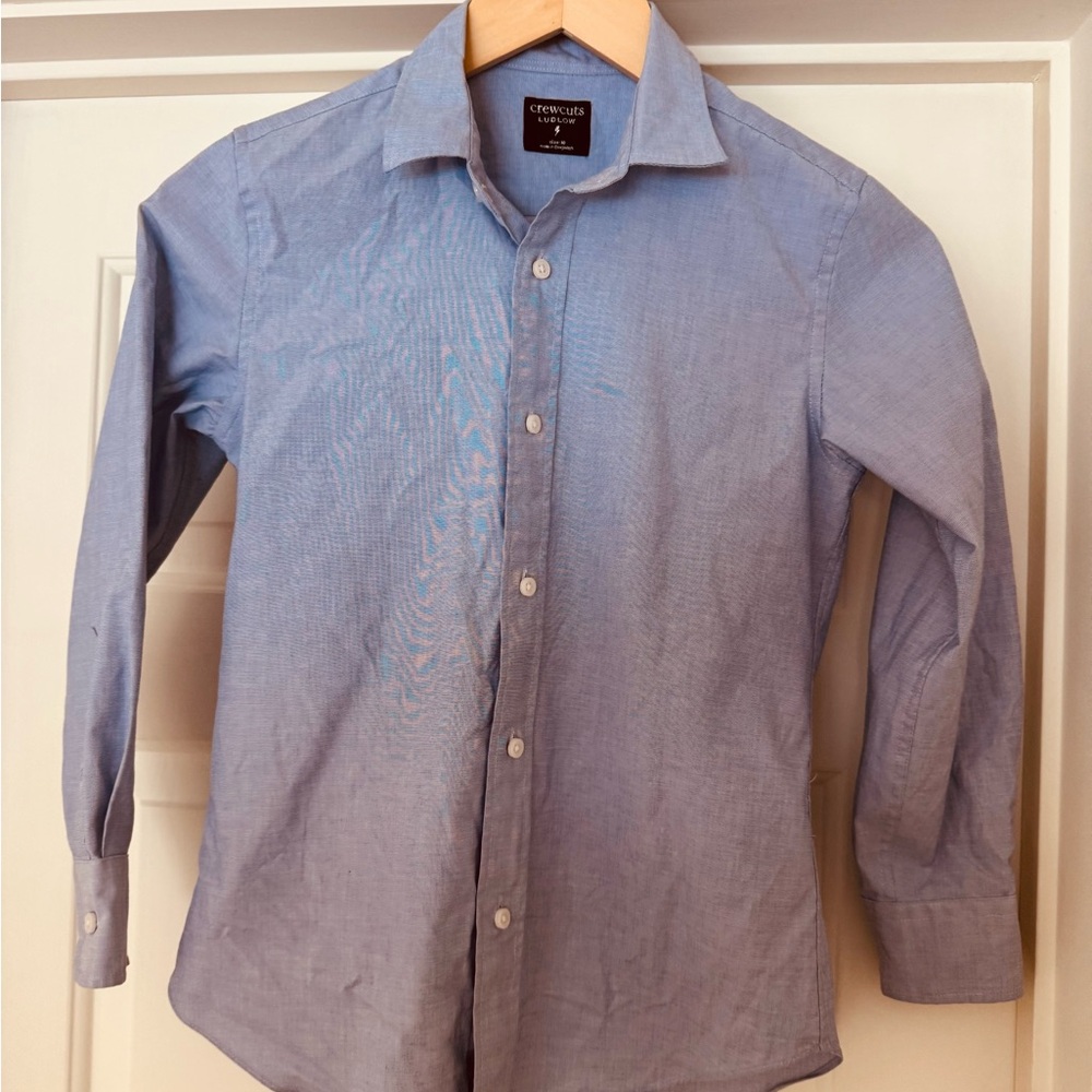 Crewcuts Light Blue Men's Casual Button Down Shirt